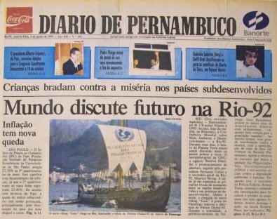 Menos cabelos e mais quilos: Rio-92, 20 anos depois