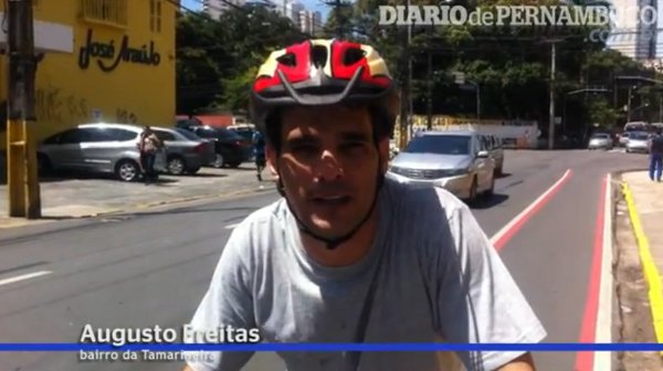 Repórter percorre nova ciclovia no bairro da Tamarineira