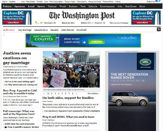 Washington Post vai fechar parte do conteúdo digital
