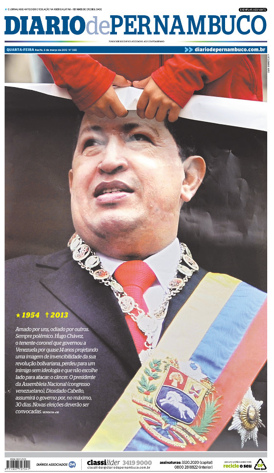 Balanço das capas do Diario de Pernambuco – Março/2013