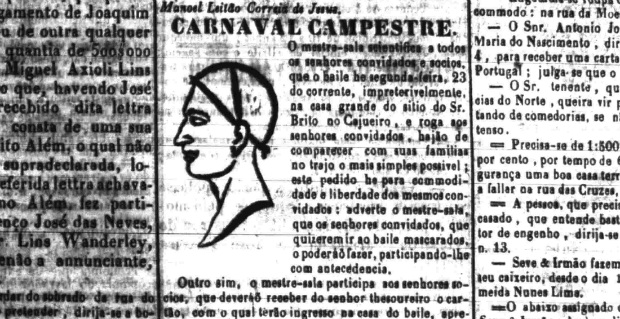 Um aviso aos mascarados em 1846