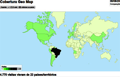 Mapa do blog