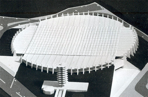 Estádio dos Guararapes, projeto do Náutico em 1971
