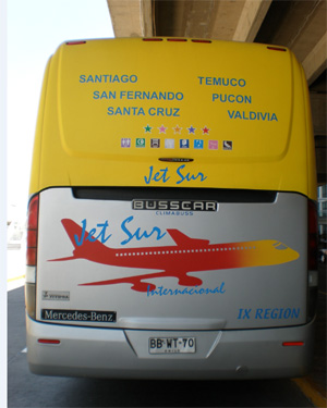 Ônibus do Sport no Chile... 