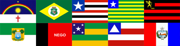 As 9 bandeiras do Nordeste e o pavilhão do Sport