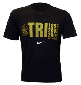 Camisa comemorativa do Corinthians pelo "título" da Copa do Brasil de 2008