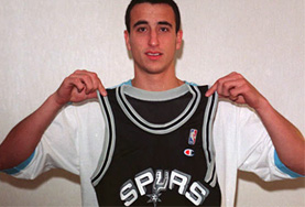 Manu Ginóbili, no draft da NBA de 1999