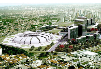 Estádio Arena das Dunas, projeto de Natal para a Copa do Mundo de 2014