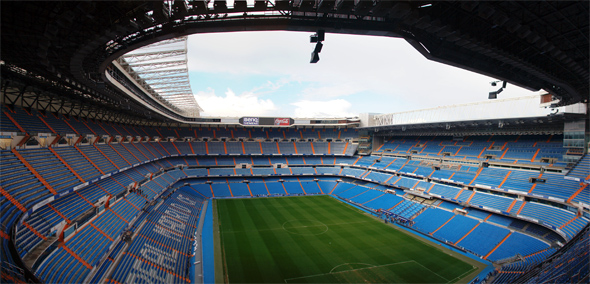 Estádio Santiago Bernabéu, palco da final da Liga dos Campeões da Uefa de 2010