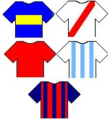 Os 5 grandes clubes da Argentina