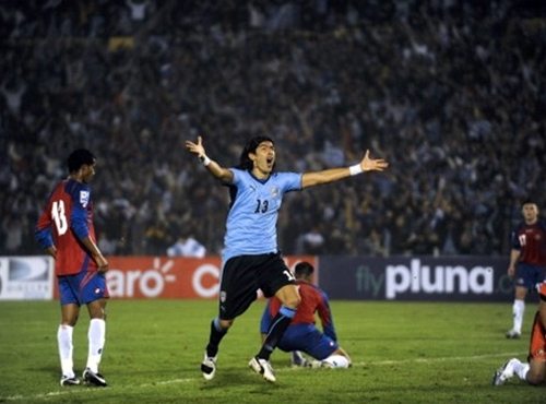 Eliminatórias da Copa de 2010: Uruguai 1 x 1 Costa Rica