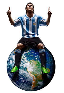 Lionel Messi, o melhor do mundo em 2009 e 2010