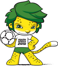 Zakumi, mascote da Copa do Mundo de 2010