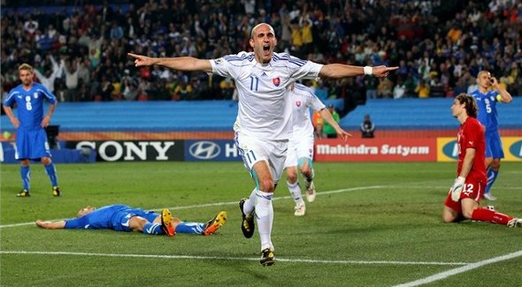 Copa do Mundo de 2010: Eslováquia 3 x 2 Itália
