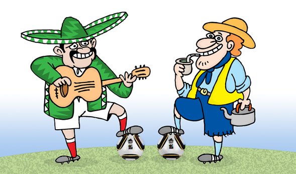 Copa do Mundo de 2010: México x Uruguai