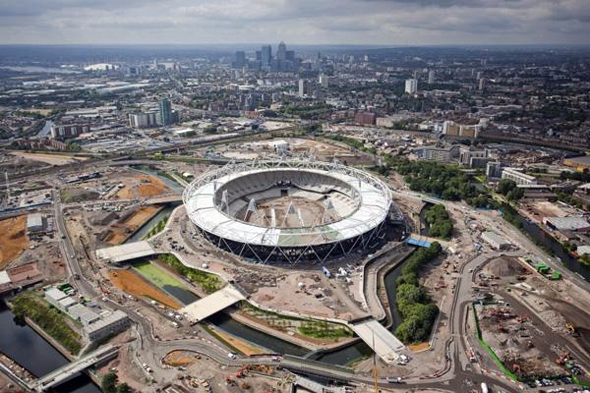 Estádio Olímpico de Londres, em 2012