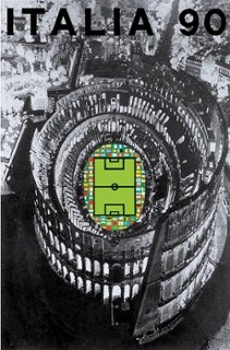 Poster oficial da Copa do Mundo de 1990