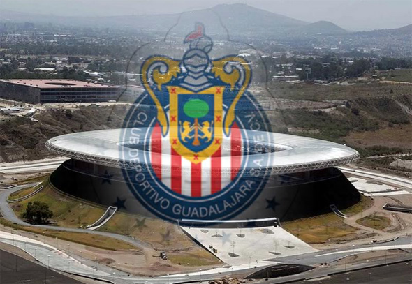 Estádio Volcano, nova casa do Chivas de Guadalajara
