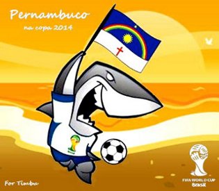 O "mascote" criado pelo internauta Rodrigo Bezzi para a subsede pernambucana na Copa do Mundo de 2014