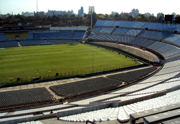 Estádio Centenário, em Montevidéu, no Uruguai. Foto: Cassio Zirpoli/Diario de Pernambuco
