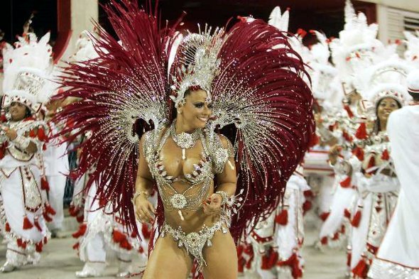 Viviane Araújo no carnaval do Rio de Janeiro