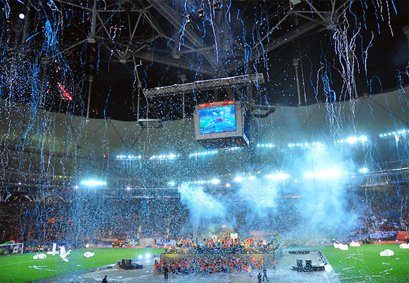 Estádio Ciudad de La Plata, palco abertura da Copa América de 2011. Foto: Conmebol/divulgação