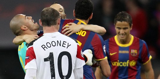 Final da Liga dos Campeões da Uefa de 2011: Barcelona 3x1 Manchester United. Foto: Uefa/divulgação