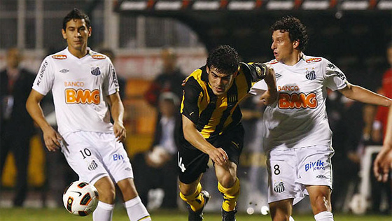 Final da Libertadores 2011: Santos 2 x 1 Peñarol. Foto: Santos/divulgação