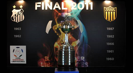 Final da Libertadores 2011: Santos x Peñarol. Crédito: Conmebol/divulgação