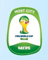 Logotipo oficial do Recife para a Copa do Mundo de 2014. Crédito: governo de Pernambuco