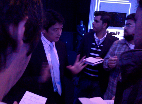 Hideyuki Hata, líder mundial da parceria Sony/Fifa. Foto: Cassio Zirpoli/Diario de Pernambuco
