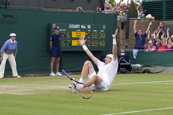 Wimbledon 2010: Isner vence Mahut após jogo de 11 horas. Foto: ATP/divulgação