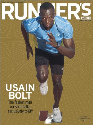 Usain Bolt na capa da Runner´s World