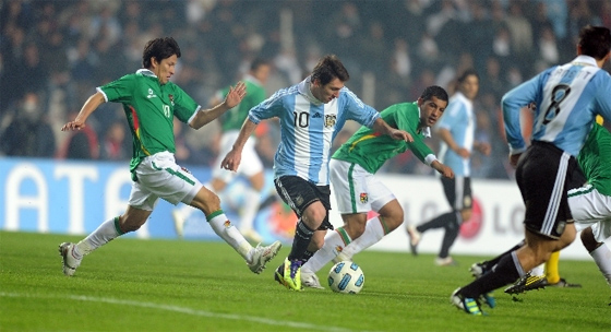 Copa América 2011: Argentina 1x1 Bolívia. Foto: AFA/divulgação