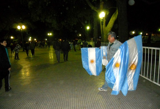 Copa América 2011: Argentina 3x0 Costa Rica, na Fan Fest em Buenos Aires. Foto: Cassio Zirpoli/Diario de Pernambuco