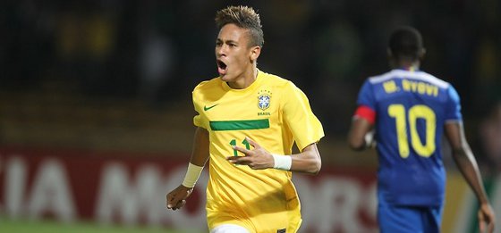 Copa América 2011: Brasil 4x2 Equador. Foto: CBF/divulgação
