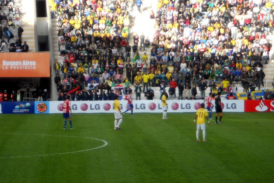 Copa América 2011: Brasil x Paraguai. Foto: Cassio Zirpoli/Diario de Pernambuco