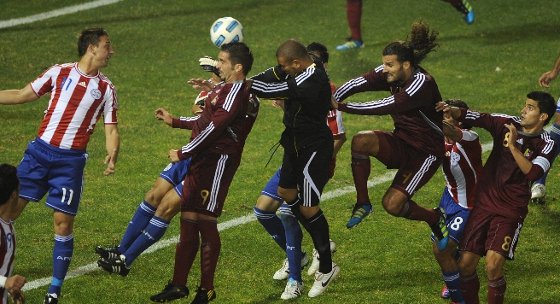 Copa América 2011: Venezuela 3x3 Paraguai. Foto: AFA/divulgação
