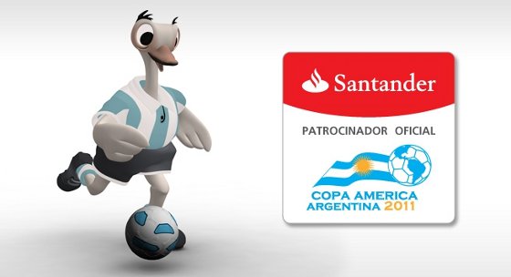 Copa América de 2011, mascote Tangolero. Crédito: AFA/divulgação