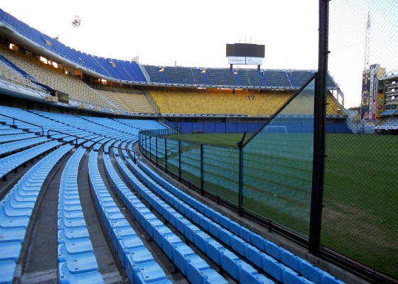 Estádio La Bombonera, em Buenos Aires. Foto: Cassio Zirpoli/Diario de Pernambuco
