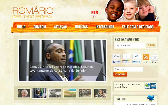 Site oficial de Romário