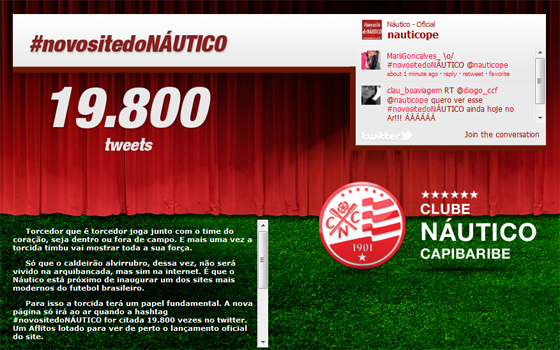 Site do Náutico 2011