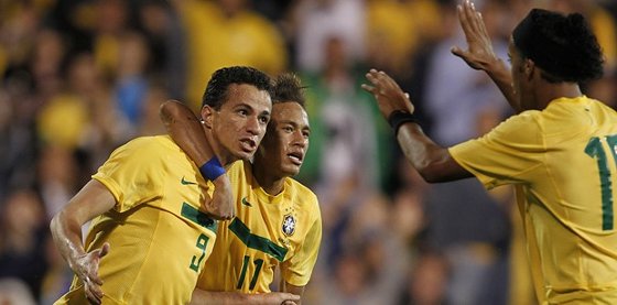 Amistoso 2011: Brasil 1x0 Gana. Foto: CBF/divulgação
