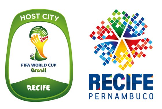 Logotipo oficial do Recife para a Copa do Mundo de 2014