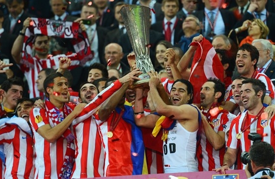 Final da Liga Europa 2011/2012: Atlético de Madri 3x0 Athletic Bilbao. Foto: Fifa/divulgação
