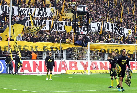 Borussia Dortmund campeão alemão em 2012. Foto: Bundesliga/divulgação