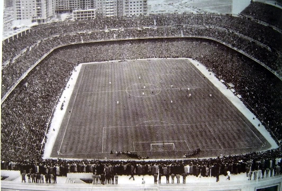 Estádio Santiago Bernabéu no passado
