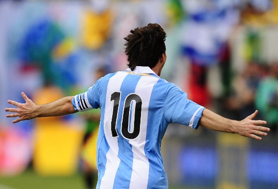 Amistoso 2012: Brasil 3 x 4 Argentina. Foto: AFP PHOTO/Mehdi Taamallah