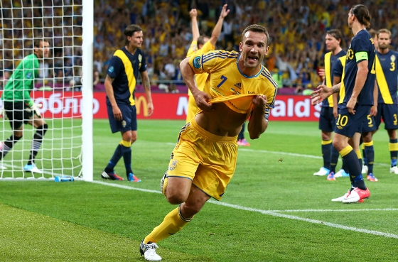 Eurocopa 2012: Ucrânia 2x1 Suécia. Foto: Uefa/divulgação