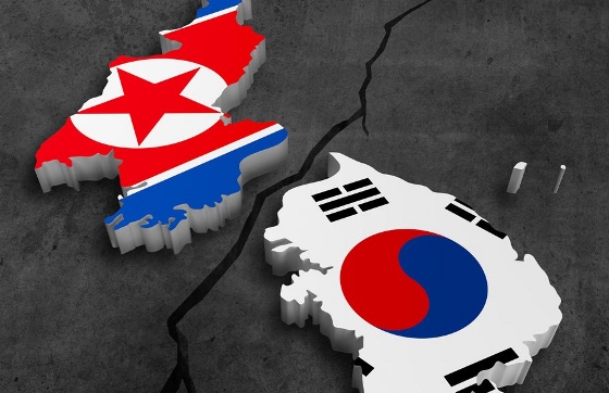 Bandeiras das Coreias do Sul e do Norte